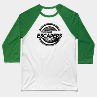 Name Thru Logo - Escapers 1 Baseball T-Shirt